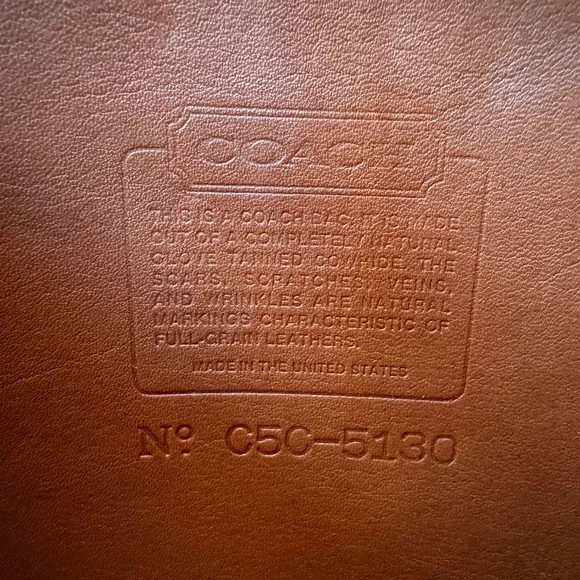 Coach Vintage Willis Station Leather Crossbody with Matching Checkbook Cover Tan - Picture 14 of 17